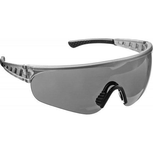STAYER HERCULES, открытого типа, серые, широкое моностекло, защитные очки, Professional (2-110432)