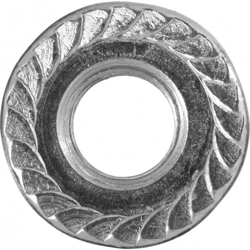 ЗУБР DIN 6923, кл. пр. 6, M6, цинк, 5 кг, гайка с фланцем (303630-06)
