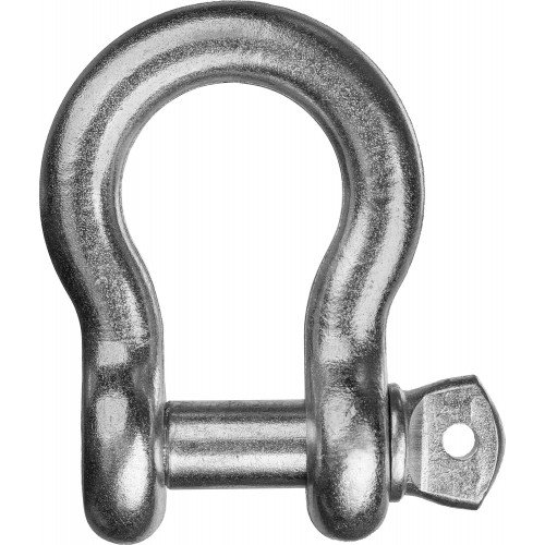 ЗУБР 1/2″ (12.7 мм), 6 шт, палец 16 мм, г/п 2 тн, цинк, омегообразная скоба, Профессионал (304525-13)
