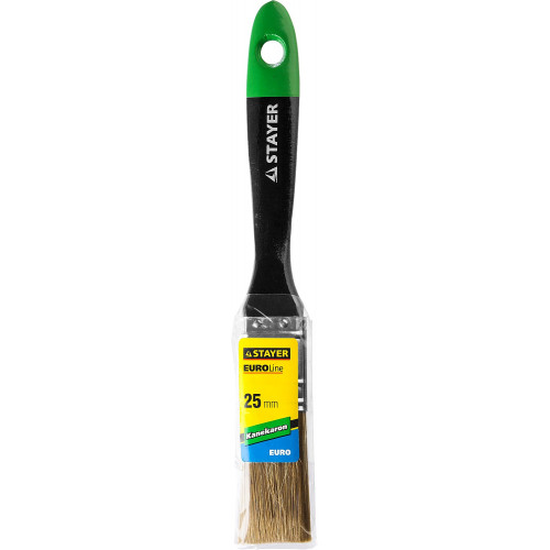 STAYER UNIVERSAL-ARTEX, 25 мм, 1″, искусственная щетина, деревянная ручка, для высокотекучих ЛКМ, плоская кисть (0106-025)