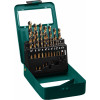 KRAFTOOL COBALT-8, 19 шт, (1-10 мм), сталь М42, HSS-Co(8%), набор сверл по металлу (29656-H19)