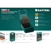 KRAFTOOL COBALT-8, 19 шт, (1-10 мм), сталь М42, HSS-Co(8%), набор сверл по металлу (29656-H19)