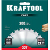 KRAFTOOL Fast, 300 х 32 мм, 32Т, пильный диск по дереву (36950-300-32)