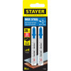 STAYER T118GF, T-хвост., Bi-Metal, по металлу 0.5-1.5 мм, шаг зуба 1.1 мм, раб. длина 50 мм, 2 шт, полотна для лобзика, Professional (15994-1.1)