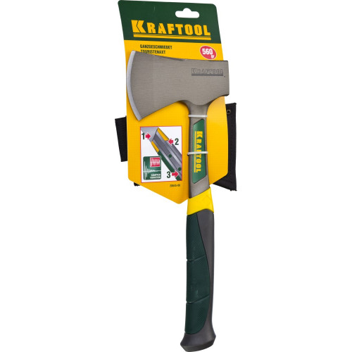 KRAFTOOL Extrem 600/850 г, 340 мм, Туристический цельнокованый топор (20645-06)