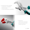 KRAFTOOL VISE-WRENCH X, 180 мм, клещи переставные-гаечный ключ (22066)