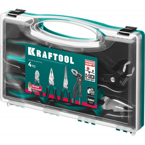 KRAFTOOL 4 предм., набор губцевого инструмента (22012)