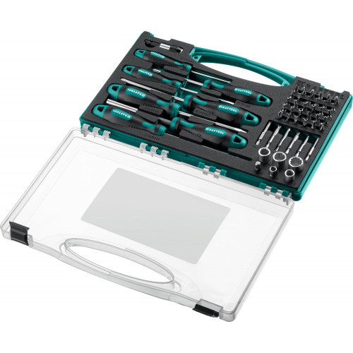 KRAFTOOL X-Drive 50, 50 предм., набор отверток и насадок (25815)