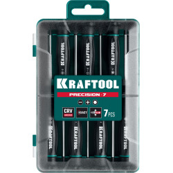 KRAFTOOL Precision 7, 7 предм., Набор отверток (25686)