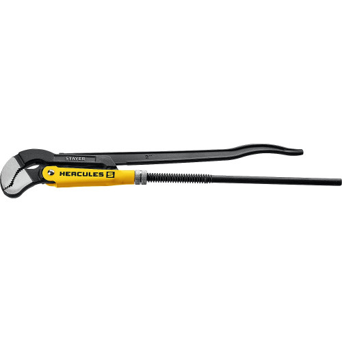STAYER Hercules-S, №3, 2″, 560 мм, трубный ключ с изогнутыми губками, Professional (27311-3)