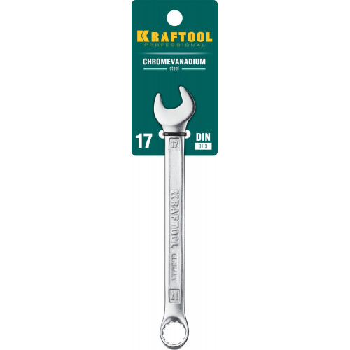 KRAFTOOL 17 мм, комбинированный гаечный ключ (27079-17)