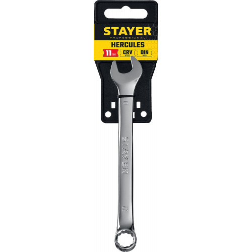 STAYER HERCULES, 11 мм, комбинированный гаечный ключ, Professional (27081-11)