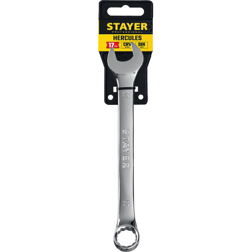 STAYER HERCULES, 17 мм, комбинированный гаечный ключ, Professional (27081-17)