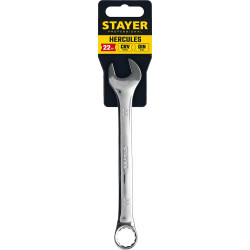 STAYER HERCULES, 22 мм, комбинированный гаечный ключ, Professional (27081-22)
