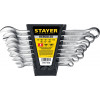 STAYER HERCULES, 8 шт, 8 - 19 мм, набор комбинированных гаечных ключей, Professional (27085-H8)