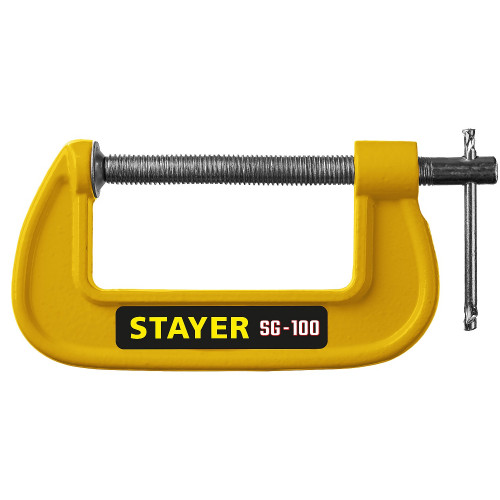 STAYER SG-100, 100 мм, чугунная струбцина G (3215-100)