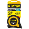 STAYER Leader, 3 м х 16 мм, рулетка с автостопом, Professional (3402-3)