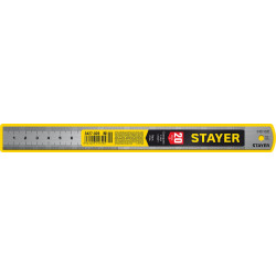 STAYER длина 0.2 м, нержавеющая линейка, Professional (3427-020)