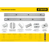 STAYER длина 1.0 м, нержавеющая линейка, Professional (3427-100)