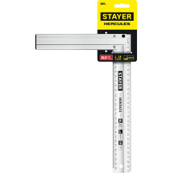 STAYER 300 мм, жесткий столярный угольник, Professional (3432-30)