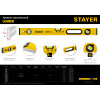 STAYER LEADER, 1200 мм, усиленный профиль, уровень с поворотным глазком (3466-120)