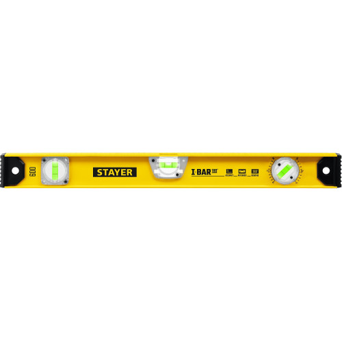 STAYER I-Bar 180˚, 600 мм, двутавровый, уровень с поворотным глазком (3470-060)