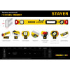 STAYER PRO STABIL, 400 мм, усиленный профиль, магнитный уровень с поворотным глазком, Professional (3480-040)