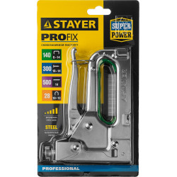 STAYER Max-140, тип 140 (G/11/57) 20GA (6 - 14 мм)/28/300/500, стальной степлер (31508)