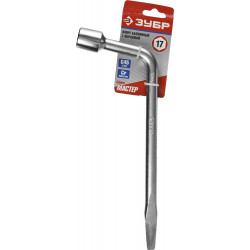 ЗУБР 17 мм, d 15 мм, баллонный Г-образный ключ (2753-17)
