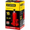STAYER RED FORCE, 10 т, 230 - 460 мм, бутылочный гидравлический домкрат, Professional (43160-10)