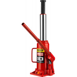 STAYER RED FORCE, 10 т, 230 - 460 мм, бутылочный гидравлический домкрат, Professional (43160-10)