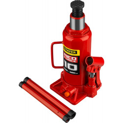 STAYER RED FORCE, 10 т, 230 - 460 мм, бутылочный гидравлический домкрат, Professional (43160-10)
