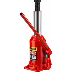STAYER RED FORCE, 16 т, 230 - 460 мм, бутылочный гидравлический домкрат, Professional (43160-16)