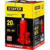 STAYER RED FORCE, 20 т, 242 - 452 мм, бутылочный гидравлический домкрат, Professional (43160-20)