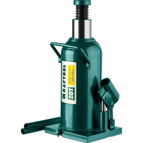 KRAFTOOL KRAFT-LIFT, 20 т, 244 - 478 мм, бутылочный гидравлический домкрат (43462-20)