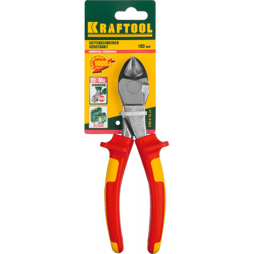 KRAFTOOL Electro-Kraft, 180 мм, усиленные бокорезы (2202-6-18)