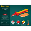 KRAFTOOL KN-1, 1000 В, прямой, диэлектрический нож электрика (45401)