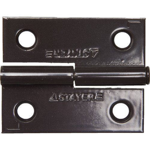STAYER 50 x 43 x 1.8 мм, разъемная, левая, цвет коричневый, карточная петля (37613-50-3L)