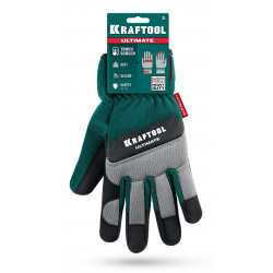 KRAFTOOL ULTIMATE р.XL (10), профессиональные комбинированные перчатки, работа с сенсорными экранами (11299-XL)