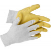 STAYER PROTECT, S-M, х/б перчатки с одинарным латексным обливом, 13 класс (11408-S)