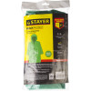 STAYER полиэтилен, зеленый, S-XL, 50 микрон, плащ-дождевик (11610)