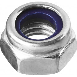 ЗУБР DIN 985, кл. пр. 6, M12, цинк, 5 кг, самостопорящаяся гайка с нейлоновым кольцом (303580-12)