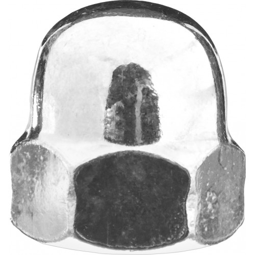 ЗУБР DIN 1587, M8, цинк, 5 кг, колпачковая гайка (303680-08)