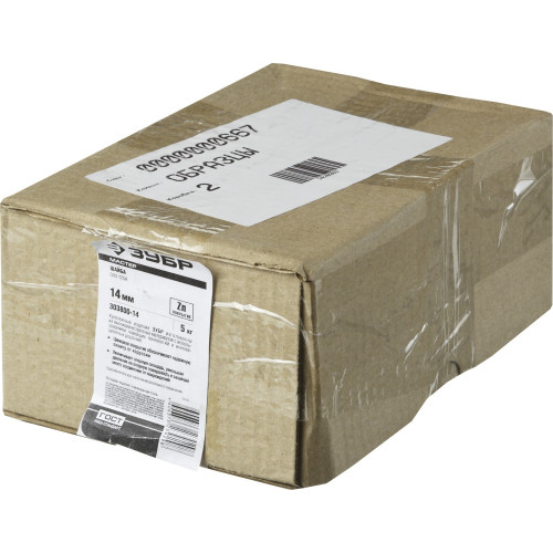 ЗУБР DIN 125А, 14 мм, цинк, 5 кг, шайба (303800-14)