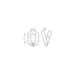 ЗУБР 10 мм, 15 шт, соединитель цепей (4-304575-10)