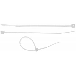 STAYER 2.5 x 150 мм, нейлон РА66, 75 шт, белые, хомуты-стяжки, Professional (3785-15)