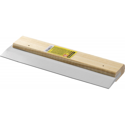 STAYER MAXFlat, 200 мм, эластичный деревянная ручка, белый, резиновый шпатель (1018-20)