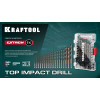 KRAFTOOL НЕХ-1/4″, 10 шт, набор сверл по металлу для винтовёртов и шуруповертов IMPACT READY (29652-H10)