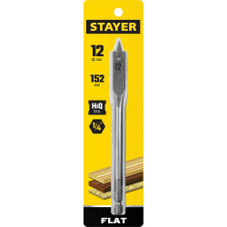 STAYER Flat, 10х152 мм, перовое, cверло по дереву (2950-10)