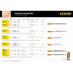 STAYER T119BO, 2 шт, 50 мм / 2 мм, T-хвост., HCS сталь, фигурный рез дерева/фанеры/ДСП, полотна для лобзика, Professional (15989-2)